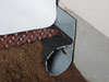 French Drain or Drain Tile system installed in a Massachusetts and New Hampshire crawl space