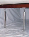 a crawl space repaired with crawl space jack posts and a crawl space liner for a home in Methuen