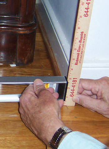 sinking, uneven floors above a sagging crawl space in Chelmsford