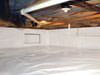 Warranted Dry Crawl Space Vapor Barrier System for Chelmsford homeowners